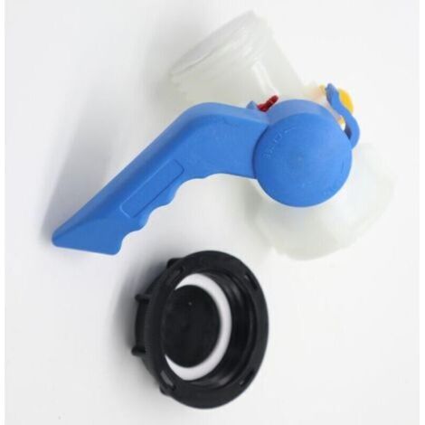 Vanne pour cuve IBC 1000 litres 2" / 62 mm Vanne papillon intégrée en plastique DN50 (62 mm) (1/5)