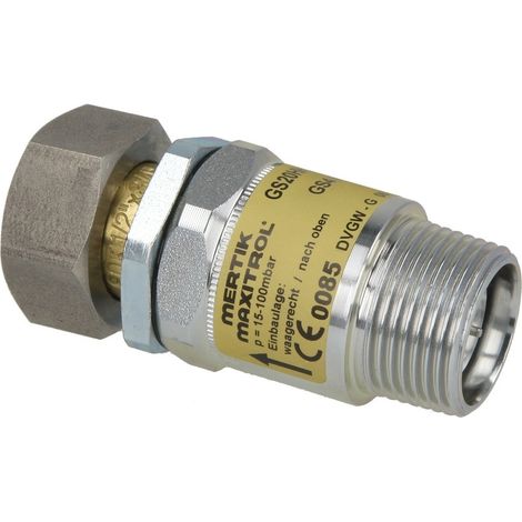 GOK Contrôleur du débit de gaz FM R 3/4’’ x écrou 3/4’’, 4,0 m³/h