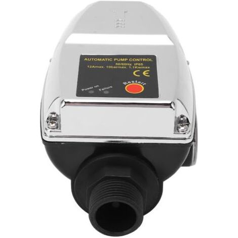Wasserpumpensteuerung, silbernes, wasserdichtes ABS-Gehäuse, intelligenter automatischer 10-A-Druckschalter (1/4)