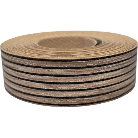 1x Bande de Chant Thermocollant 21mm x 5m Epaisseur 0,50mm Mélaminé Facile à Appliquer Bricolage Étagère Meuble Panneau Bois Durable, Multiplex (1/3)