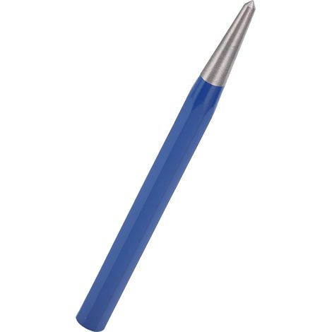 Poinçon centre acier allié 4mm diamètre pointe trempée outil manuel perçage trous (1/5)