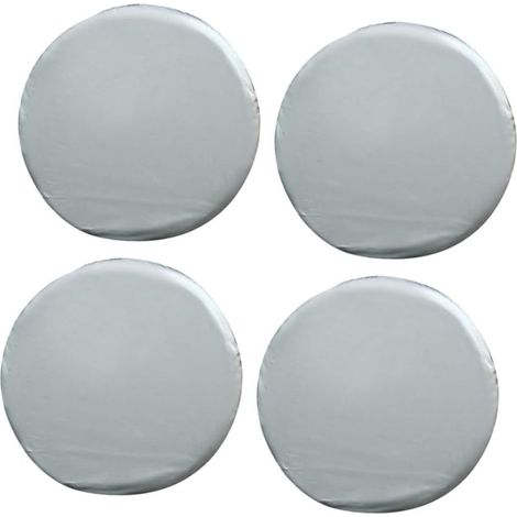 GDHZS- 4 pièces housse de pneu de secours housse de pneu de roue universelle housse de roue universelle housses de pneu résistantes aux intempéries housses de pneu anti-poussière housse de protection (1/3)
