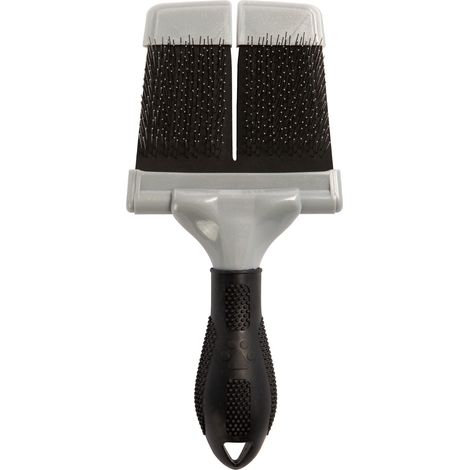 FURminator Spazzola per spennare taglia L, spazzola grande con setole in acciaio inox per cani e gatti di taglia media e grande (1/4)
