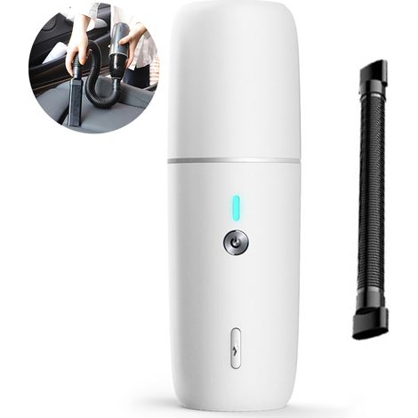 Aspirateur à main, aspirateur de voiture portable sans fil, aspirateur rechargeable pour le nettoyage des véhicules, mini aspirateur sans fil pour voitures, maison, table, bureau