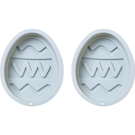 Moule À Gâteau En Silicone - Moule À Œufs De Pâques Et Dinosaures - Pour Boulangerie Et Pâtisserie - 2 Pièces (1/5)
