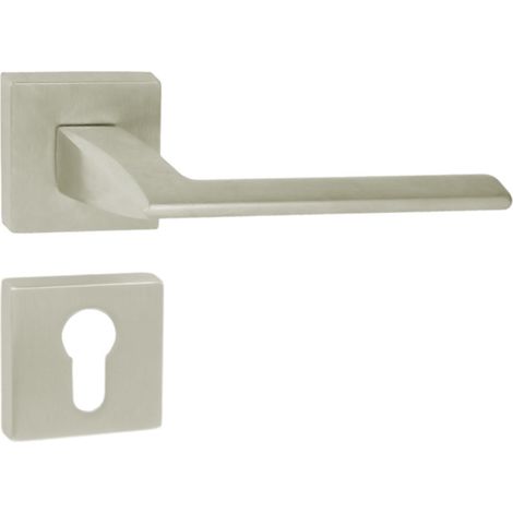 DOMINO Poignée de porte ELIZA QR M9 PZ Poignée avec plaque PZ pour cylindre profilé (1/5)