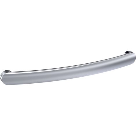 Nuie Chrome 210mm D Shaped Furniture Handle with 192mm Hole Centres - H197 (1/2)