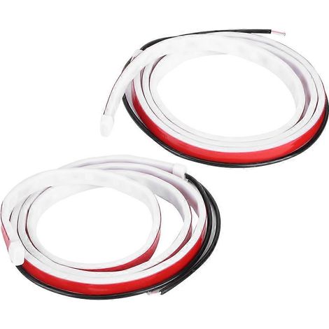 2 bandes lumineuses LED anti-collision pour portières de voiture, feu clignotant d'avertissement, feu de bienvenue et d'avertissement