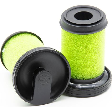 Paquet de 2 filtres de remplacement compatibles avec l'aspirateur sans fil Gtech Multi Mk2 (1/4)