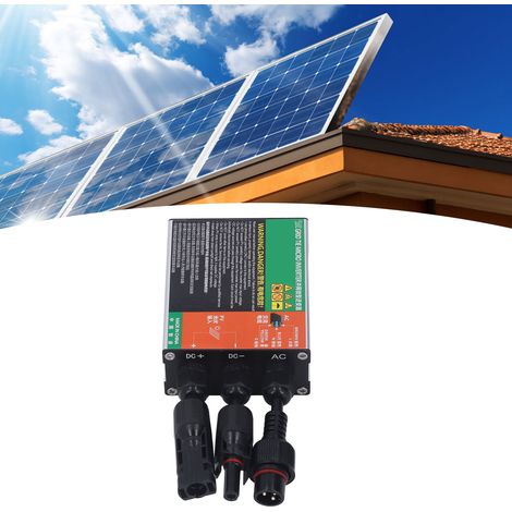 Onduleur micro-connecté au réseau solaire AC120V (MPPT), onduleur connecté au réseau, onduleur à onde sinusoïdale pure de 300 W. (1/5)