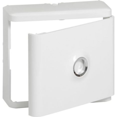 Legrand 401185 - Copertura + porta bianca per piastre di connessione Drivia - Bianco RAL 9003 (1/2)