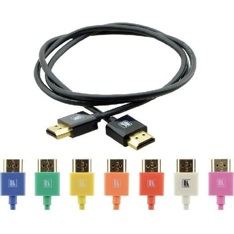 Kramer Electronics 0.6m HDMI m/m câble HDMI 0,6 m HDMI Type A (Standard) Noir