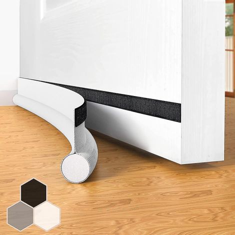 Joint de porte autocollant coupe-vent, 94 cm, isolant et insonorisant, blanc. (1/5)
