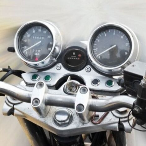 Compteur horaire rond 6 chiffres 12-36V, pour bateau camion moteur (1/5)