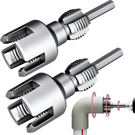 Pipe thread cutting tool, internal and external pipe threading tool, PVC water pipe threading kit, electric drill thread cutting tool