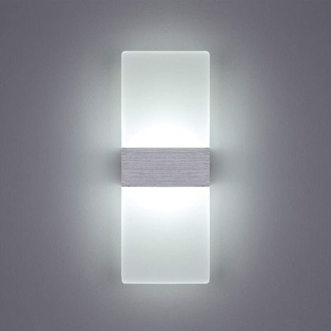6W LED-Wandleuchte für den Innenbereich, 6000K Kaltweiß, Acryl, modernes Design, Größe: 29x11CM, geeignet zur Dekoration von Wohnzimmer, Schlafzimmer, Flur, Treppenhaus, Arbeitszimmer usw. (1/4)