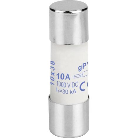 Weidmüller 2783230000 FUSE 10X38 10A 1000 VDC GPV Micro-fusible (Ø x L) 10.3 mm x 38 mm 10 A 1000 V/ (1/2)
