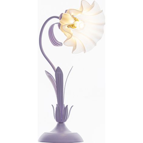 Lampe de table fleur, lampe de lecture LED, veilleuse fleur rétro au chevet, 3 modes de couleurs, décoration de lampe de chevet kawaii, éclairage de chambre à coucher de salon, lampe de table, décorat (1/5)