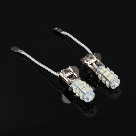 2er-Pack H3 3528 25-SMD Xenon-weiße LED-Lampen für Nebelscheinwerfer und Tagfahrlicht (1/5)