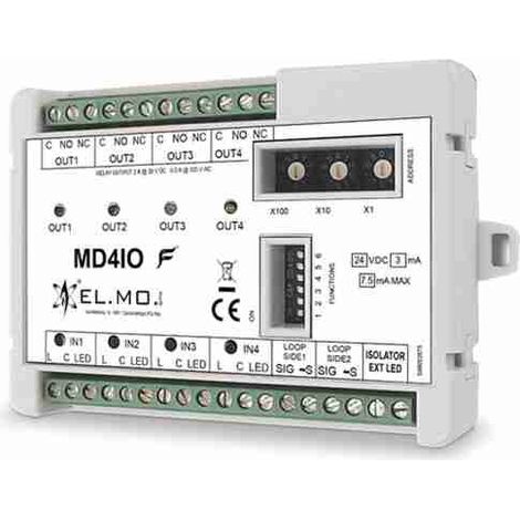 Modulo a 4 ingressi e 4 uscite linea FYRA