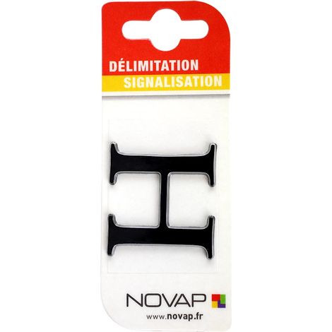 Lettre H Noire Hauteur 25mm - 4620176