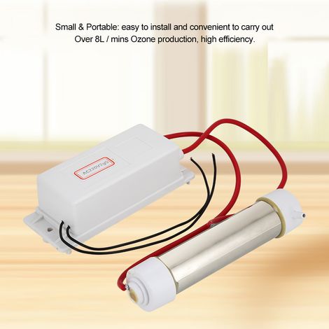 2g Ozongenerator, Luft- und Wasserreiniger, Ionisator-Sterilisator für Gemüse und Obst, Ozonbehandlungsgerät. (1/3)