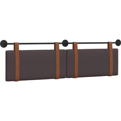 Maison Exclusive - Hängendes Kopfteil Dunkelbraun Antikes PU
