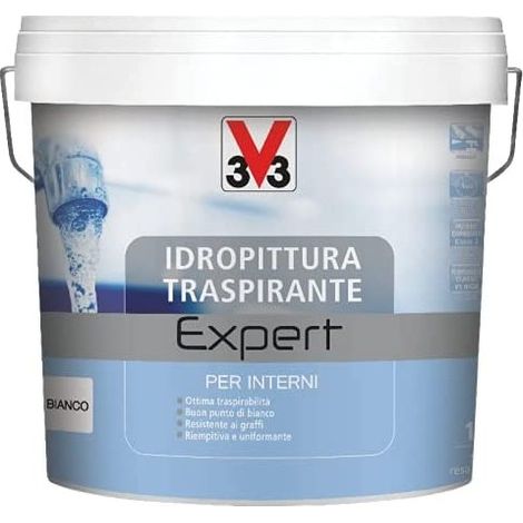Idropittura Traspirante Expert V33 10L Bianco (1/2)