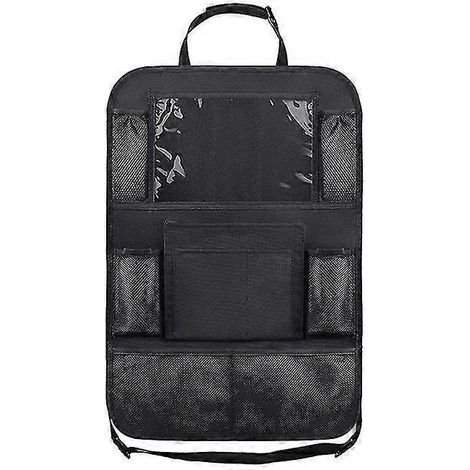 Compatible avec le sac de rangement pour siège arrière et le coussin de protection. Compatible avec le siège arrière avec support. Compatible avec les tablettes tactiles. (1/5)