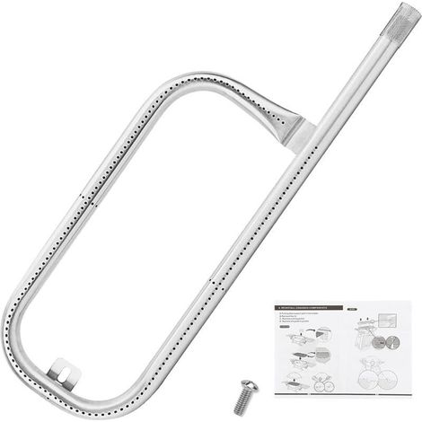 Tube de brûleur 43cm en acier inoxydable 304 – Compatible Weber Q100 Q120 Q1000 Q1200 – Chaleur uniforme pour barbecue (1/5)