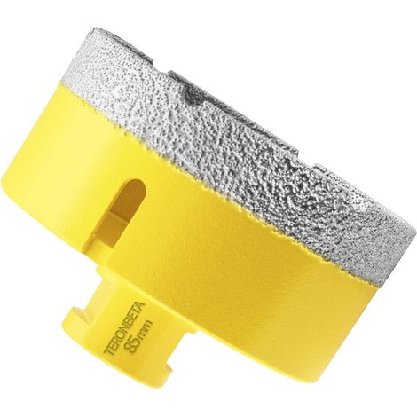 Foret à Diamant 85mm, M14 Brasé Sous Vide Trépan à Scie Cloche Diamant Pour Carrelage Porcelaine Céramique Marbre Granit Pierre Quartz (1/5)