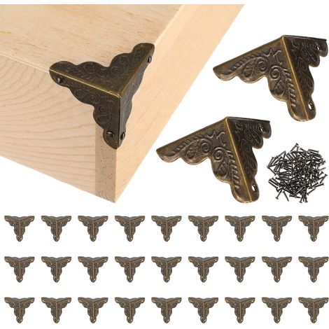 Artibetter Lot de 30 protections d'angle vintage en métal (1/5)