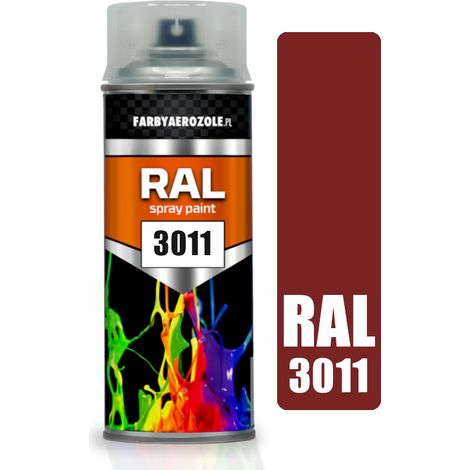 Acryl-Sprühlack RAL 3011 Braunrot, 400 ml, Glanz (1/2)