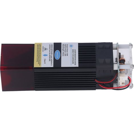 450 nm 10 W 40 W Laserkopf-Kit, komprimiertes Spot-Mikrogravurmaschinenmodul, 12 V 3 A Eingang (1/5)