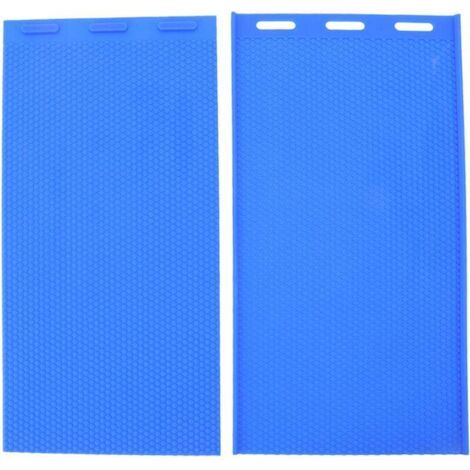 Jeffergarden 2 pièces Silicone feuille de cire d'abeille bricolage moule doux presse feuille moule outils cire d'abeille Embosser Machine pour l'apiculture