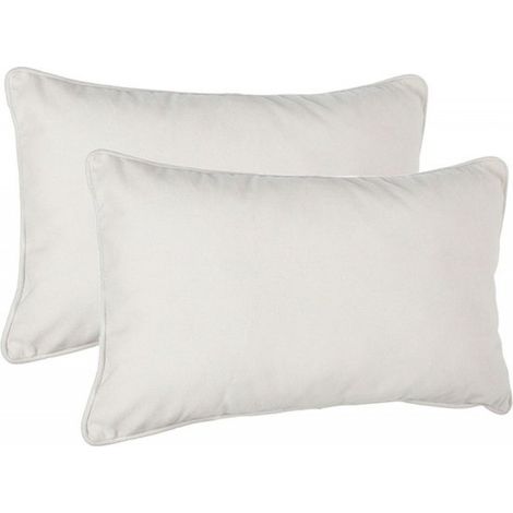 Coussins décoratifs/de canapé Sophia - Lot de 2 - 30 x 50 cm - polyester avec fermeture éclair (1/3)