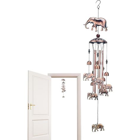Carillon à vent en métal inoxydable – Sonorité grave – Décoration d'intérieur (1/5)