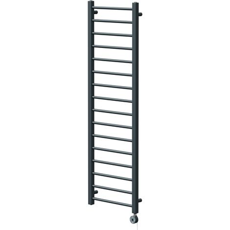Wholesale Domestic Cohen Anthracite 1600mm x 500mm Straight Digital Thermostatic Electric Heated Towel Rail (1/5)