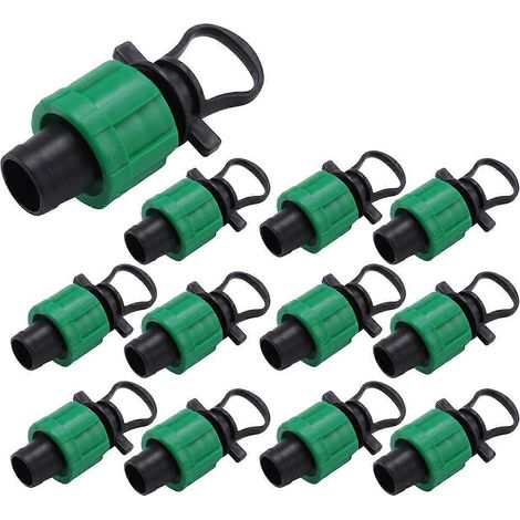 Bouchon d'extrémité universel 1/2 pouce pour tuyau d'irrigation goutte à goutte de 16 mm (1/4)