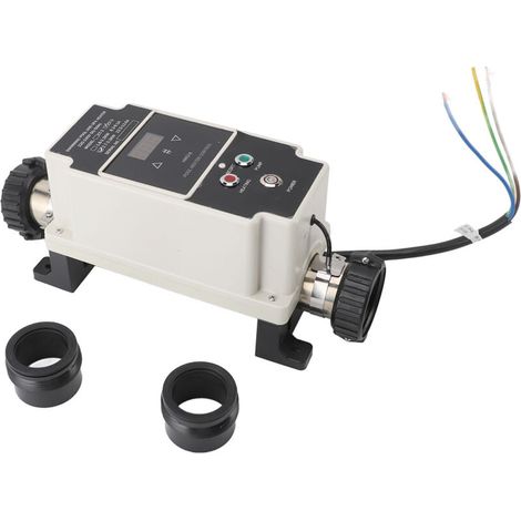 Chauffe-piscine électrique 2.7 à 3,3 kw, Thermostat d'eau de natation, avec affichage numérique, pour baignoire Spa, 220 240V (1/5)