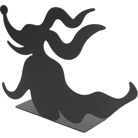 Serre-livres en métal noir, simple, en acier inoxydable, durable, antirouille et très stable, type 1, idéal pour un bureau familial ou une bibliothèque. (1/5)