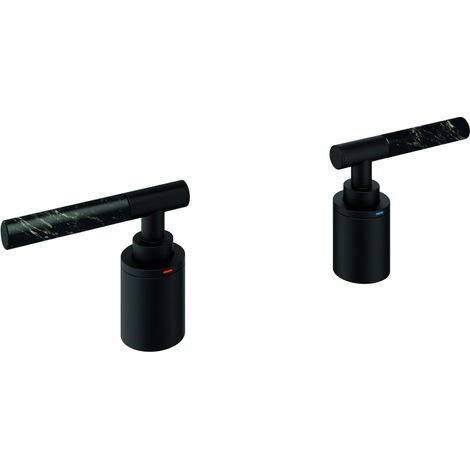 Grohe Atrio Private Collection Hebelgriffe für 25224, Vanilla Noir Caesarstone, Phantom Black, 48465KF0 (1/2)