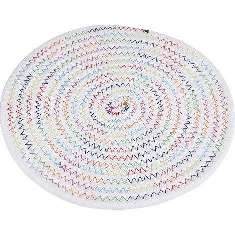Set De Sous-Plats Et Tapis De Table En Coton Tricoté - Résistant À La Chaleur Pour Cuisine Et Salle À Manger - Lot De 4 Pièces (1/5)