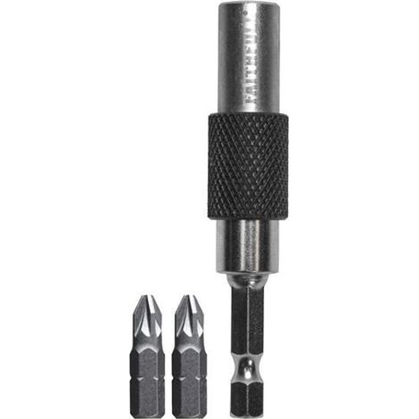Faithfull 15° Flexi Bit Holder 75mm & PZ2(x2) Bits FAISBMBH15 (1/3)