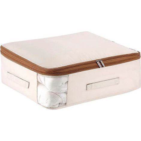 Boîtes de rangement à fermeture éclair, boîtes de rangement pour vêtements en tissu non tissé pour la maison
