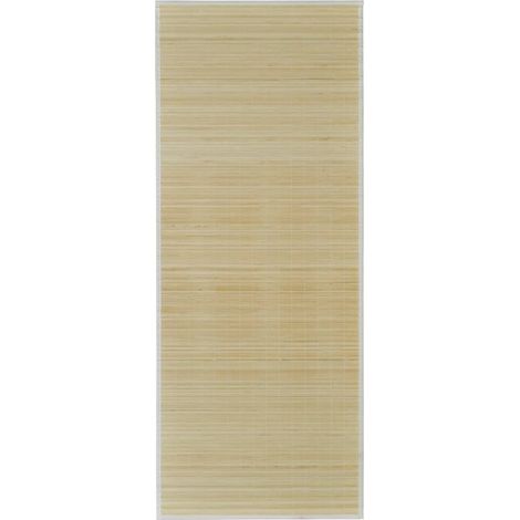 Tapis en bambou naturel à latte Rectangulaire 80x300 (1/5)