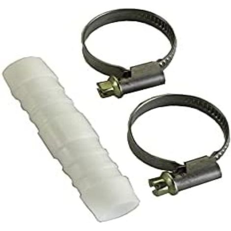 Giunzione per tubi + 2 fascette - 6 mm = 1/4