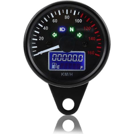 Compteur de vitesse pour moto, compteur de vitesse numérique LCD pour moto (1/5)