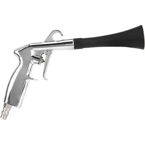 Pistolet de nettoyage haute pression pour voiture 0,8 MPa, pistolet de lavage intérieur de voiture à jet d'air pulsé, outil de lavage de voiture (tête en trompette) (1/5)