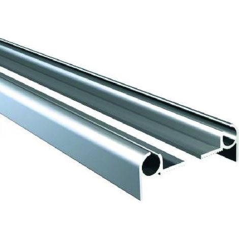 Profilé de battement en aluminium anodisé 250 cm – Étanchéité durable pour portes – Réduit courants d'air et nuisances sonores – Ellen